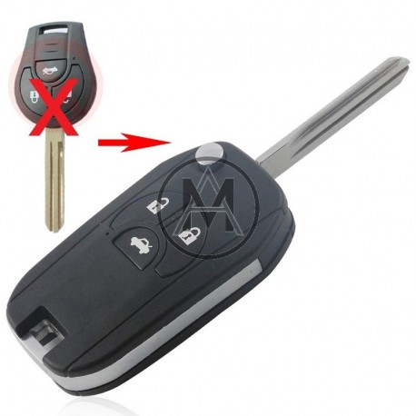 MODIFICA A BAIONETTA NISSAN 3 TASTI