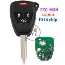 CHRYSLER - DODGE - JEEP -  con remote 433 mhz. M3N