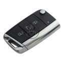 Volkswagen  3 tasti HU66 new Golf 7 con cromatura