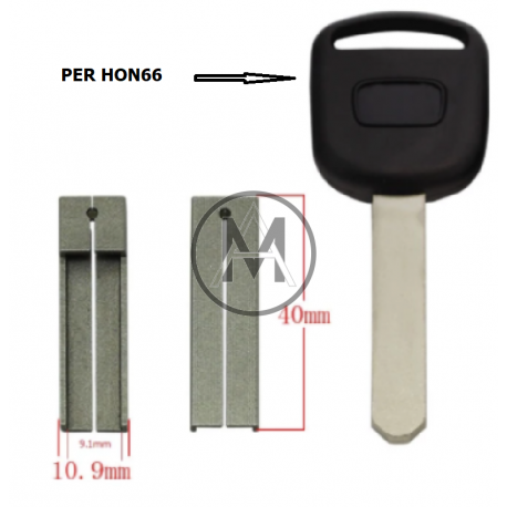 Coppia di morsetti Adattatori per duplicare chiave  HONDA HON66