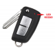 Nissan 2 tasti PCF7961M LED ROSSO