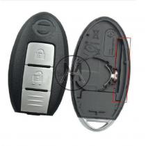 Nissan keyless 2 tasti CONTATTO PILA LATERALE