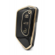 COVER  PROTETTIVO NERO E ORO KEYLESS VW GOLF 8