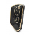 COVER  PROTETTIVO NERO E ORO KEYLESS VW GOLF 8