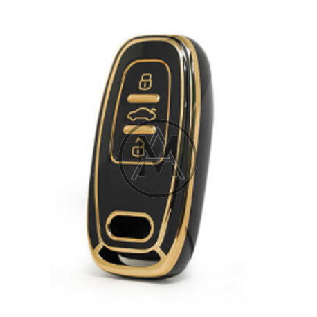 COVER  PROTETTIVO NERO E ORO KEYLESS AUDI