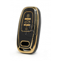COVER  PROTETTIVO NERO E ORO KEYLESS AUDI