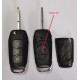 Ford  guscio chiave  3 tasti new 2015