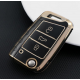 COVER  PROTETTIVO NERO E ORO KEYLESS VW GOLF 7