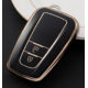 COVER  PROTETTIVO NERO E ORO KEYLESS  TOYOTA 2 TASTI