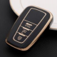 COVER  PROTETTIVO NERO E ORO KEYLESS  TOYOTA 3 TASTI
