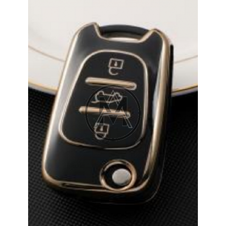 COVER  PROTETTIVO NERO E ORO DEL RADIOCOMANDO  HYUNDAI 3 TASTI