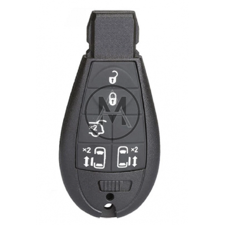 CHRYSLER - DODGE - JEEP - 5 TASTI CON remote 433mhz. ID46