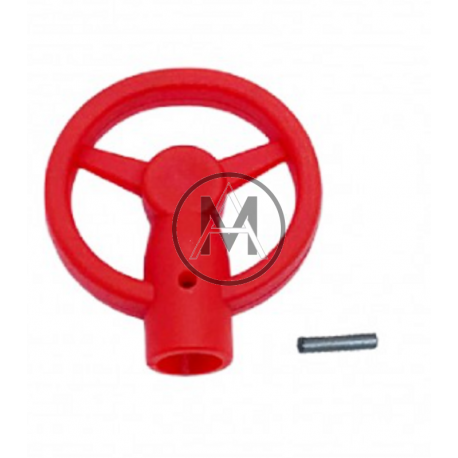 TESTA IN PLASTICA ROSSA COMPATIBILE BLOCK SHAFT