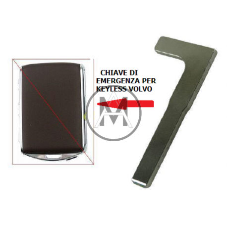 VOLVO CHIAVE DI EMERGENZA PER KEYLESS
