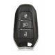 Guscio Keyless go 3 tasti fari circuito largo
