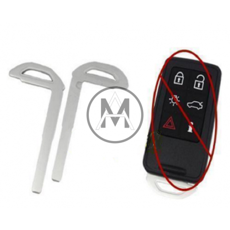 VOLVO CHIAVE DI EMERGENZA PER KEYLESS IN ALLUMINIO