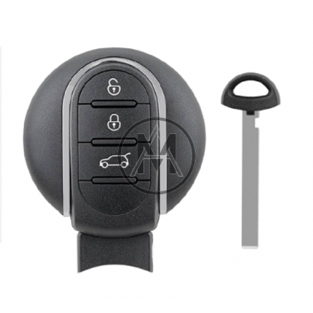 MINI NEW Guscio 3 tasti  senza solco logo - Lama inclusa profilo HU100R