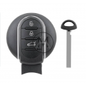 MINI NEW Guscio 3 tasti senza solco logo - Lama inclusa profilo HU100R