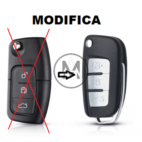 Modifica della  baionetta 3 tasti con lama HU101