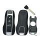 Porsche guscio  KEYLESS GO 3 TASTI lama HU162 portellone posteriore suv