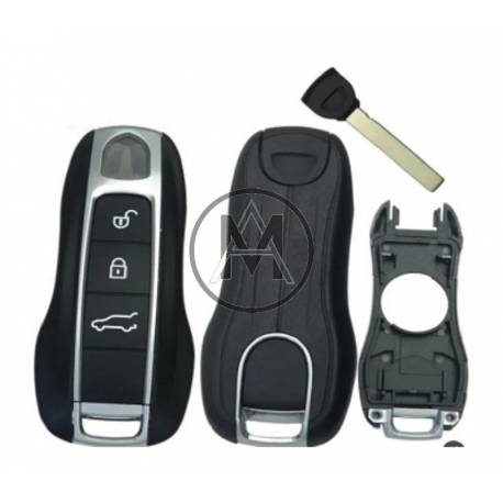 Porsche guscio  KEYLESS GO 3 TASTI lama HU162 portellone posteriore suv