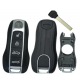 Porsche guscio  KEYLESS GO 4 TASTI lama HU162 baule anteriore e posteriore