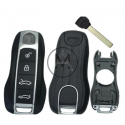 Porsche guscio  KEYLESS GO 4 TASTI lama HU162 baule anteriore e posteriore