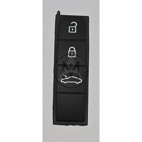 PORSCHE GOMMINO  3 tasti simbolo vettura con baule anteriore MM.54X15