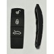 PORSCHE GOMMINO  3 tasti simbolo vettura baule anteriore MM.49X16