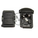 Guscio radiocomando 2 tasti con morsetti batteria