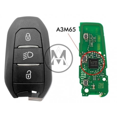CITROEN Keyless 3 tasti  IM3A HITAG AES NCF29A1, 434MHz