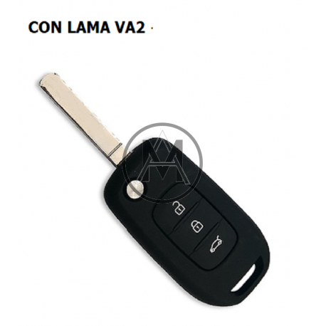 Ren. flip 3 tasti va2  Bianco - cromo