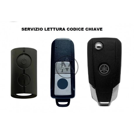 YAMAHA SERVIZIO LETTURA CODICE DALLA CHIAVE ESISTENTE