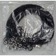 portachiavi in filo di silicone elastico per bloccasterzo