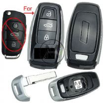 modifica in new look per Audi a baionetta a 3 tasti keyless go