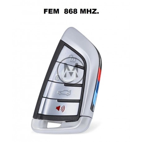 BMW 4 TASTI  CROMO FEM 868  MHZ. CAS4+