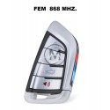 BMW 4 TASTI CROMATI  868  MHZ. CAS4+ FEM