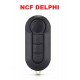 CHIAVE CON RADIOCOMANDO CON MEMORIA NCF PER  DELPHI  