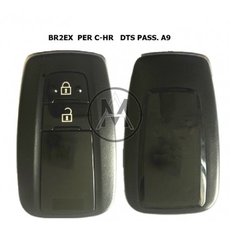 TOYOTA C-HR 2017 2022 - 2 TASTI KEYLESSGO DST AES 8A 434 MHZ 