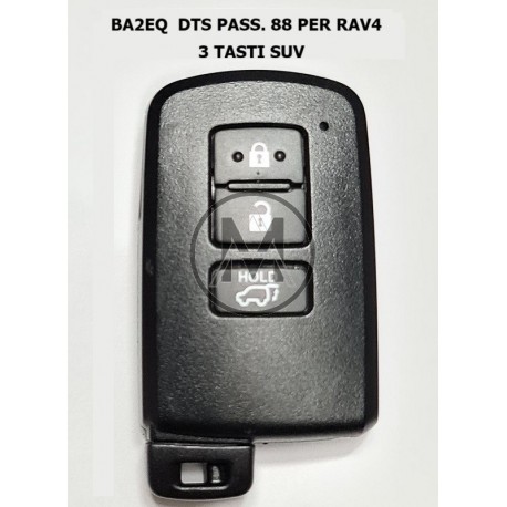 TOYOTA RADIOCOMANDO  3 TASTI KEYLESS GO 8A per suv e Rav4