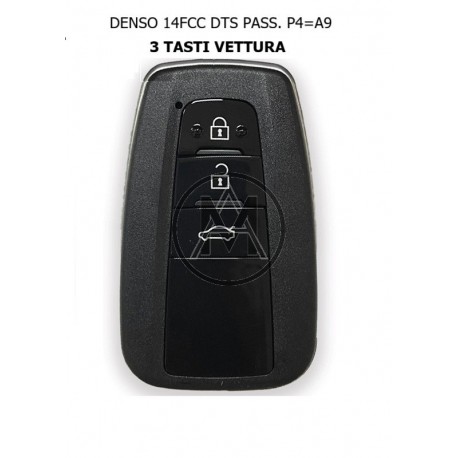 TOYOTA 3 TASTI KEYLESSGO DST AES 8A A9 434 MHZ 