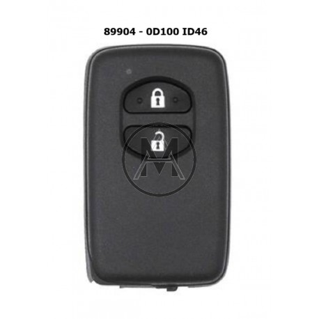TOYOTA 2 TASTI KEYLESSGO 89904 - 0D100 CON ID46 433 FSK