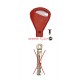 TESTA IN PLASTICA ROSSA COMPATIBILE BLOCK SHAFT
