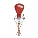 TESTA IN PLASTICA ROSSA COMPATIBILE BLOCK SHAFT