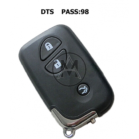LEXUS KEYLESS GO DTS ID74 80 BIT PASS: 98 433 FSK