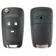 Guscio  CHIAVE Chevrolet 3 tasti, con lama Profilo HU100