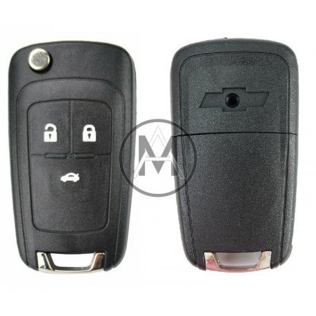 Guscio  CHIAVE Chevrolet 3 tasti, con lama Profilo HU100