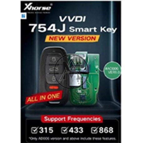 XHORSE XSADJ1GL keyless go  PER Audi 754J