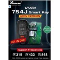 XHORSE XSADJ1GL keyless go  PER Audi 754J