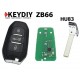 KEYDIY ZB66 KEYLESS GO CON GUSCIO BAULE